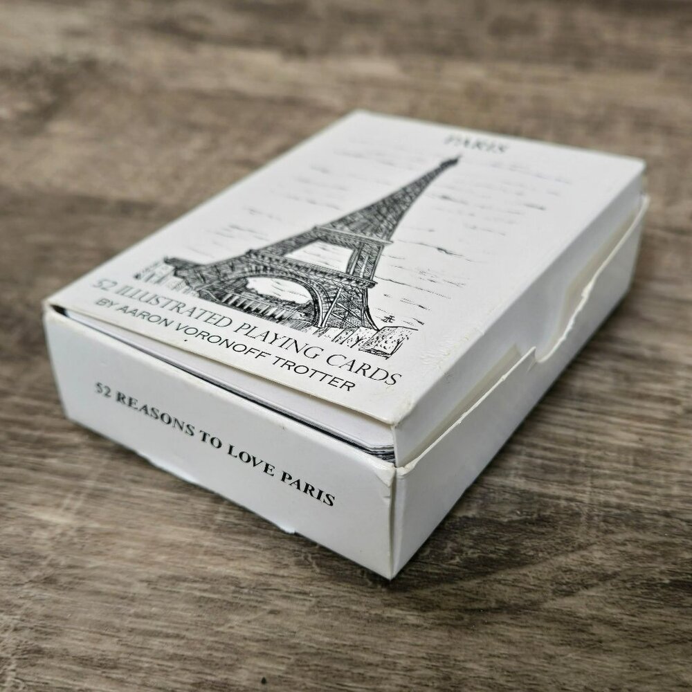 Paris Illustrated Playing Cards By Aaron Vornoff Trotter 21/60 14th Printing - Picture 5 of 7